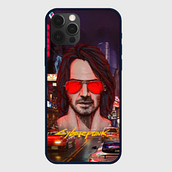 Чехол iPhone 12 Pro Max Johnny Cyberpunk2077 Джонни