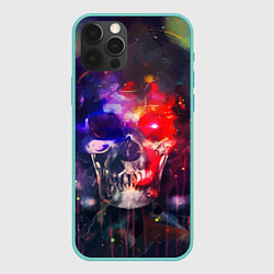 Чехол iPhone 12 Pro Max Vanguard neon skull Fashion pattern
