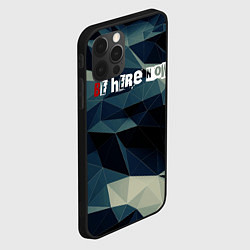 Чехол для iPhone 12 Pro Max Be here now - Быть здесь сейчас, цвет: 3D-черный — фото 2
