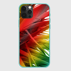 Чехол для iPhone 12 Pro Max Vanguard pattern 2022, цвет: 3D-мятный