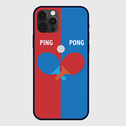 Чехол iPhone 12 Pro Max PING PONG теннис