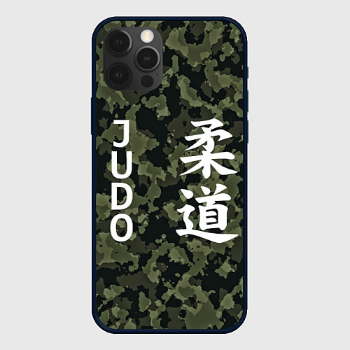Чехол iPhone 12 Pro Max JUDO МИЛИТАРИ / 3D-Черный – фото 1