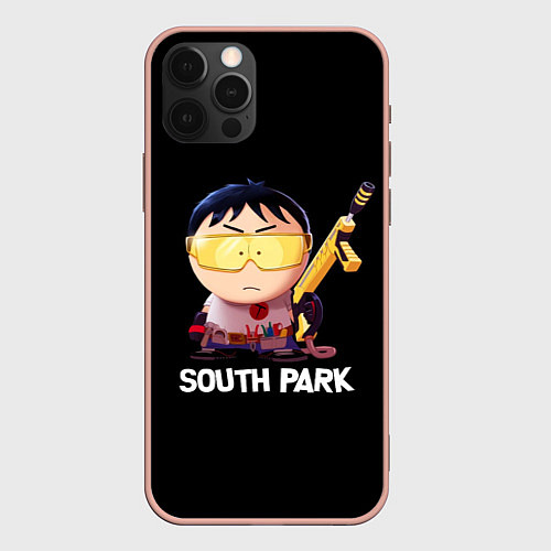 Чехол iPhone 12 Pro Max Южный парк - South Park / 3D-Светло-розовый – фото 1