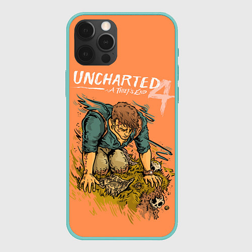 Чехол iPhone 12 Pro Max Uncharted 4 A Thiefs End / 3D-Мятный – фото 1