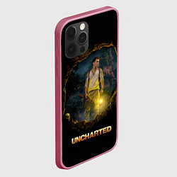 Чехол для iPhone 12 Pro Max Uncharted Анчартед Фильм, цвет: 3D-малиновый — фото 2