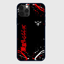 Чехол для iPhone 12 Pro Max Токийские мстители брызги красок, цвет: 3D-черный
