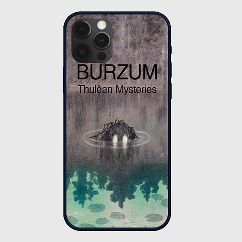 Чехол iPhone 12 Pro Max Thulean Mysteries - Burzum / 3D-Черный – фото 1