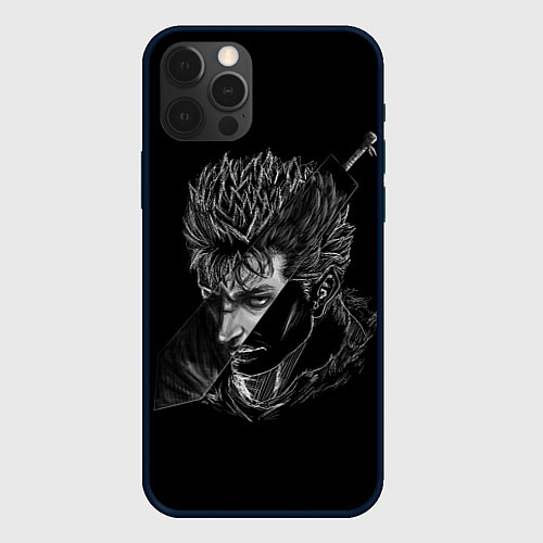 Чехол iPhone 12 Pro Max BERSERK БЕРСЕРК МЕЧ / 3D-Черный – фото 1