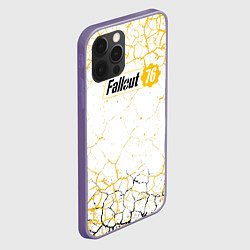 Чехол для iPhone 12 Pro Max Fallout 76 Жёлтая выжженная пустошь, цвет: 3D-серый — фото 2