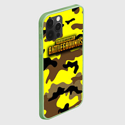 Чехол для iPhone 12 Pro Max PlayerUnknowns Battlegrounds Камуфляж Жёлто-Коричн, цвет: 3D-салатовый — фото 2