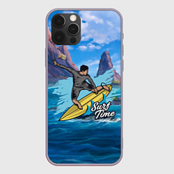 Чехол для iPhone 12 Pro Max Серфинг Surf, цвет: 3D-серый