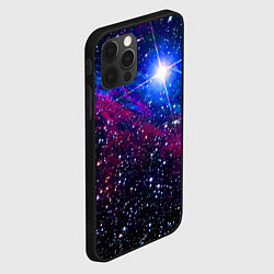 Чехол для iPhone 12 Pro Max Открытый космос Star Neon, цвет: 3D-черный — фото 2