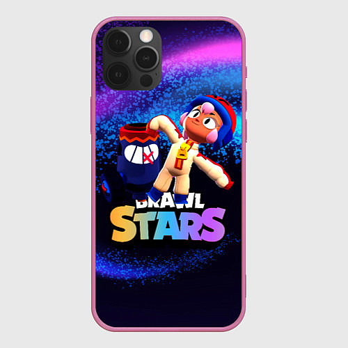 Чехол iPhone 12 Pro Max Brawlstars Бонни Bonny / 3D-Малиновый – фото 1