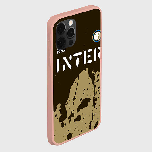 Чехол iPhone 12 Pro Max ИНТЕР Inter Est 1908 Брызги / 3D-Светло-розовый – фото 2