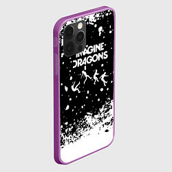 Чехол для iPhone 12 Pro Max Imagine dragons rock, цвет: 3D-сиреневый — фото 2