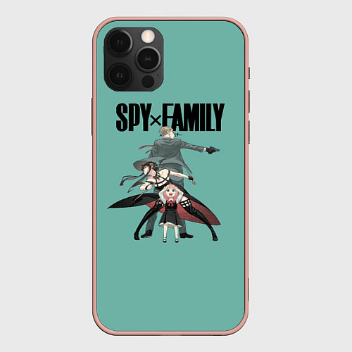 Чехол iPhone 12 Pro Max Spy x Family / 3D-Светло-розовый – фото 1