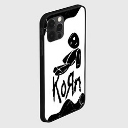 Чехол для iPhone 12 Pro Max Korn потёки, цвет: 3D-черный — фото 2