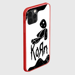 Чехол для iPhone 12 Pro Max Korn потёки, цвет: 3D-красный — фото 2