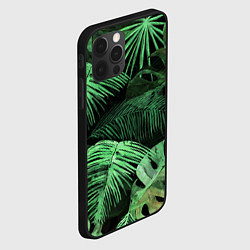 Чехол для iPhone 12 Pro Max Цветы Тропические, цвет: 3D-черный — фото 2