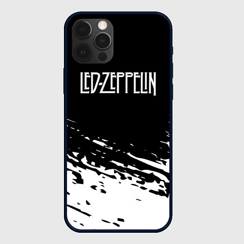 Чехол iPhone 12 Pro Max LED ZEPPELIN ЛЕД ЗЕППЕЛИН / 3D-Черный – фото 1