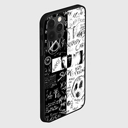 Чехол для iPhone 12 Pro Max Anime BLACK WHITE EYES, цвет: 3D-черный — фото 2