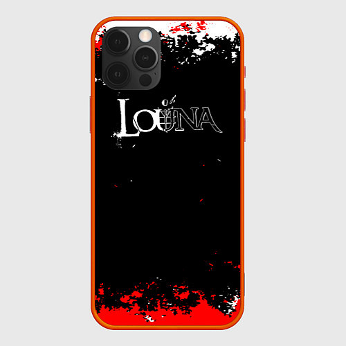 Чехол iPhone 12 Pro Max Louna Tracktor Bowling / 3D-Красный – фото 1
