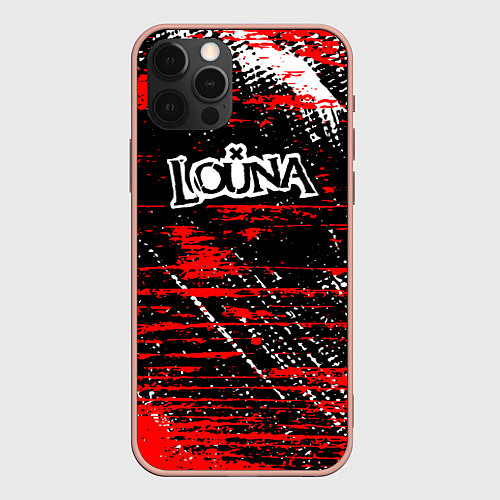 Чехол iPhone 12 Pro Max Louna краски / 3D-Светло-розовый – фото 1