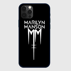 Чехол iPhone 12 Pro Max Marilyn manson rock n roll