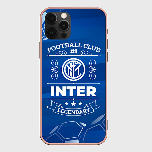 Чехол iPhone 12 Pro Max Inter FC 1 / 3D-Светло-розовый – фото 1