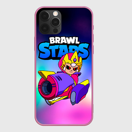 Чехол iPhone 12 Pro Max Бонни Bonnie Empress Brawl Stars / 3D-Малиновый – фото 1