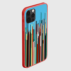 Чехол для iPhone 12 Pro Max Красочный растр Fashion, цвет: 3D-красный — фото 2