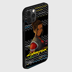 Чехол для iPhone 12 Pro Max Cyberpunk2077 Panam, цвет: 3D-черный — фото 2