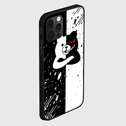 Чехол для iPhone 12 Pro Max Monokuma брызги, цвет: 3D-черный — фото 2