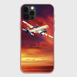 Чехол iPhone 12 Pro Max Самолет Ил 114-300