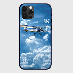 Чехол для iPhone 12 Pro Max Самолет Ан-2, цвет: 3D-черный