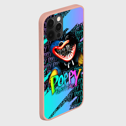 Чехол iPhone 12 Pro Max POPPY PLAYTIME HAGGY WAGGY - ПОППИ ПЛЕЙТАЙМ цветно / 3D-Светло-розовый – фото 2