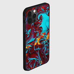 Чехол для iPhone 12 Pro Max Каляка-маляка, цвет: 3D-черный — фото 2