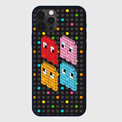 Чехол iPhone 12 Pro Max Pac-man пиксели