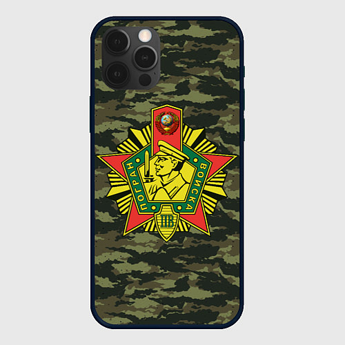 Чехол iPhone 12 Pro Max КГБ СССР USSR / 3D-Черный – фото 1