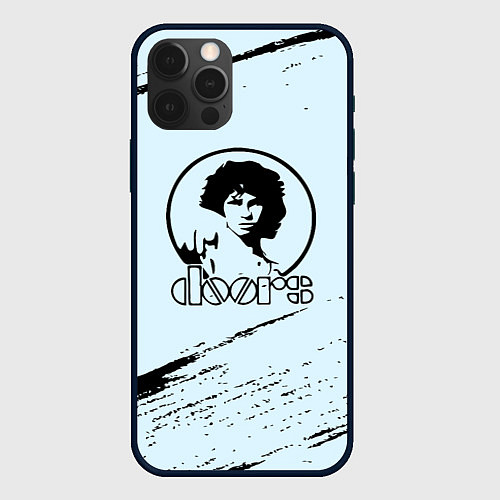 Чехол iPhone 12 Pro Max The doors музыкант / 3D-Черный – фото 1