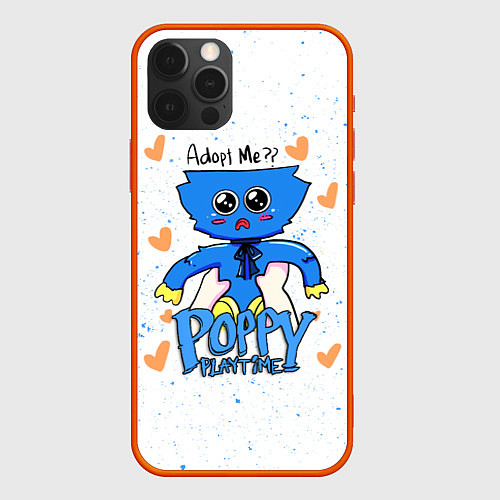 Чехол iPhone 12 Pro Max POPPY PLAYTIME - KISSY MISSY КИССИ МИССИ / 3D-Красный – фото 1