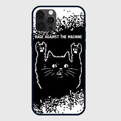 Чехол iPhone 12 Pro Max Rage Against The Machine Rock Cat