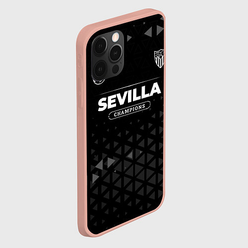 Чехол iPhone 12 Pro Max Sevilla Форма Champions / 3D-Светло-розовый – фото 2