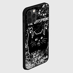 Чехол для iPhone 12 Pro Max The Offspring Rock Cat, цвет: 3D-черный — фото 2