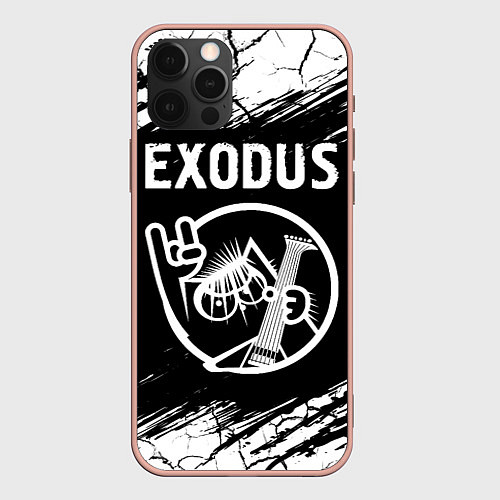 Чехол iPhone 12 Pro Max Exodus КОТ Краски / 3D-Светло-розовый – фото 1
