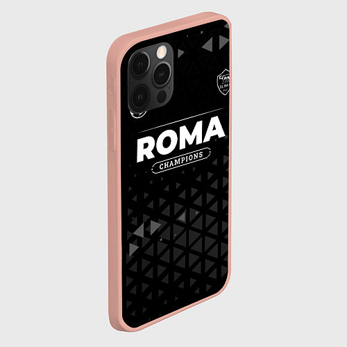 Чехол iPhone 12 Pro Max Roma Форма Champions / 3D-Светло-розовый – фото 2