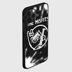 Чехол для iPhone 12 Pro Max The Misfits КОТ Краска, цвет: 3D-черный — фото 2
