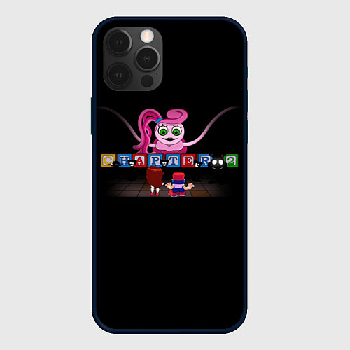 Чехол iPhone 12 Pro Max POPPY PLAYTIME and Friday Night Funkin / 3D-Черный – фото 1