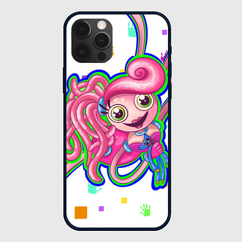 Чехол iPhone 12 Pro Max Мама длинные ноги / 3D-Черный – фото 1