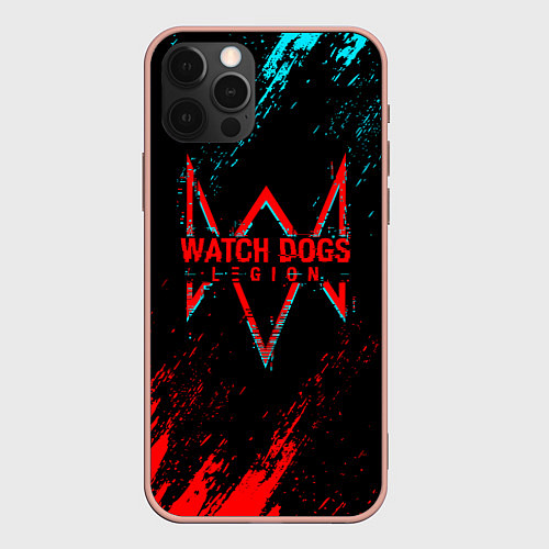 Чехол iPhone 12 Pro Max Watch Dogs 2 watch dogs: legion / 3D-Светло-розовый – фото 1